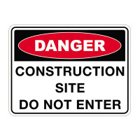 Construction Site Do Not Enter