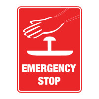 Emergency Stop (with symbol)