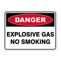 Explosive Gas No Smoking