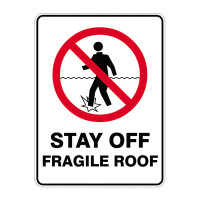 Stay Off Fragile Roof